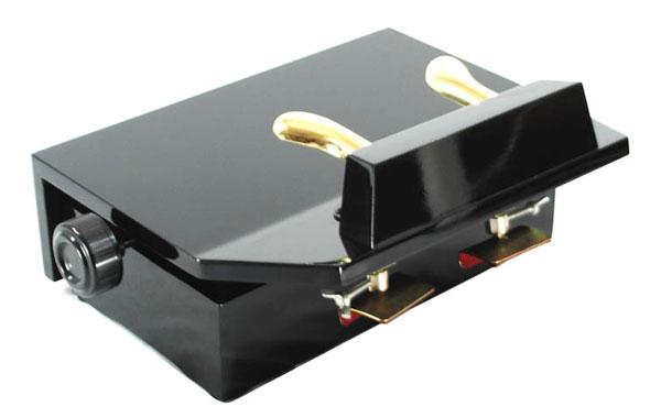 adjustable piano pedal platform black finish