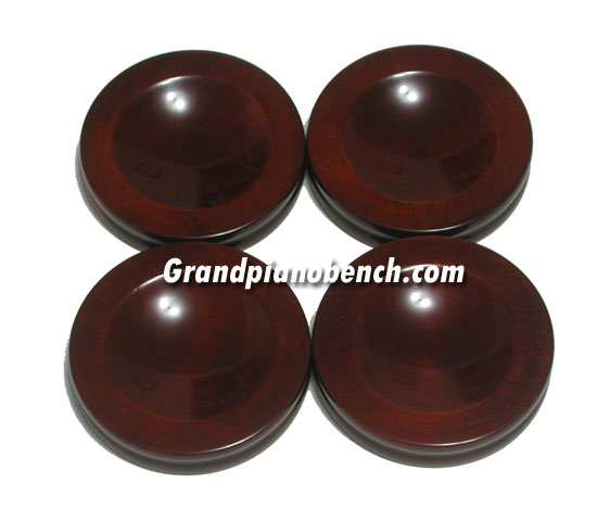 mahogany piano caster cups for upright pianos