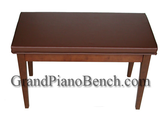 upright piano bench upholstered top