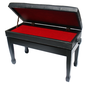 duet grk adjustable piano bench music storage compartment